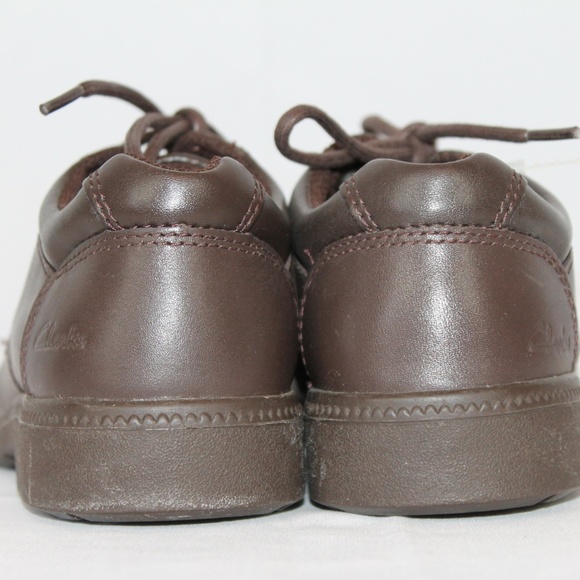Clarks Shoes Clarks School Dress Shoes Brown Leather Boys New